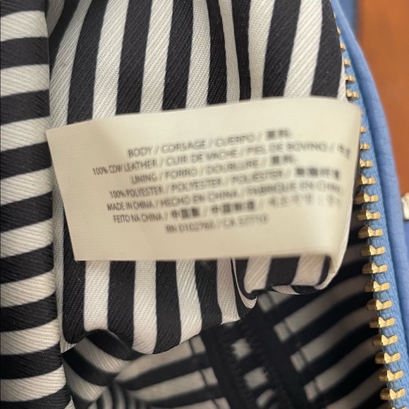 Kate Spade Cobble Hill Small Gina Top Handle Pebbled Blue Leather Gold hardware - Picture 9 of 9